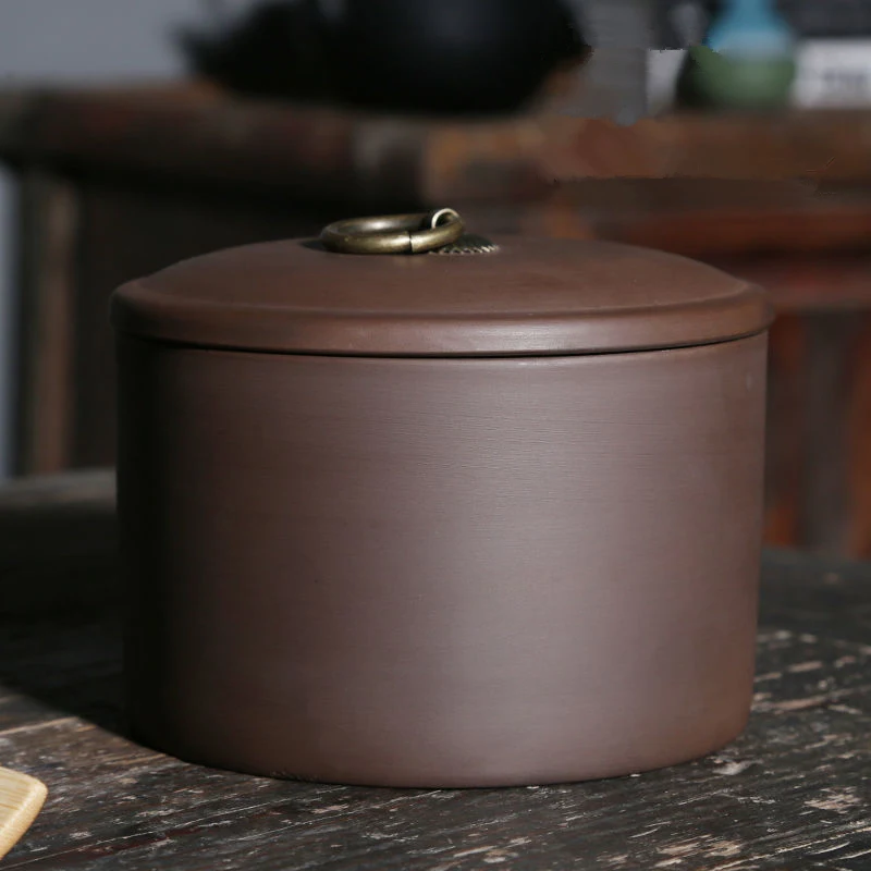 Dark-Red Enameled Pottery Jar Storage Tea Tank Scented Tea Tea Box China Traditional Tea Cake Moistureproof Tea Jar Small Cans
Dark-Red Enameled Pottery Jar Storage Tea Tank Scented Tea Tea Box China Traditional Tea Cake Moistureproof Tea Jar Small Cans