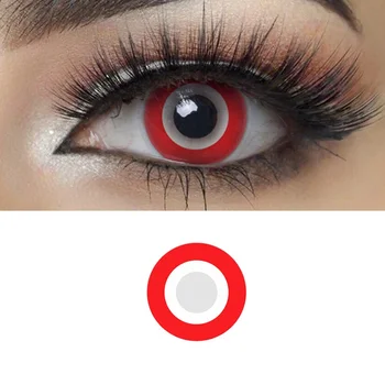 Red-white Circle Halloween Contacts Cosplay Colored Contact Lenses 
Red-white Circle Halloween Contacts Cosplay Colored Contact Lenses