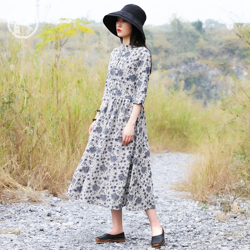 North Tribe Origional Ramie Elegant WOMEN'S Dress Retro High Grade Customizable Floral Printed Dress French Design Skirt
North Tribe Origional Ramie Elegant WOMEN'S Dress Retro High Grade Customizable Floral Printed Dress French Design Skirt