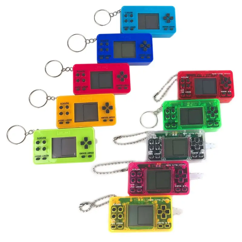 Mini Portable Retro Classic Game Console Handheld Game Player with Keychain for Kids Children Educational Gaming Toys Gifts
Mini Portable Retro Classic Game Console Handheld Game Player with Keychain for Kids Children Educational Gaming Toys Gifts