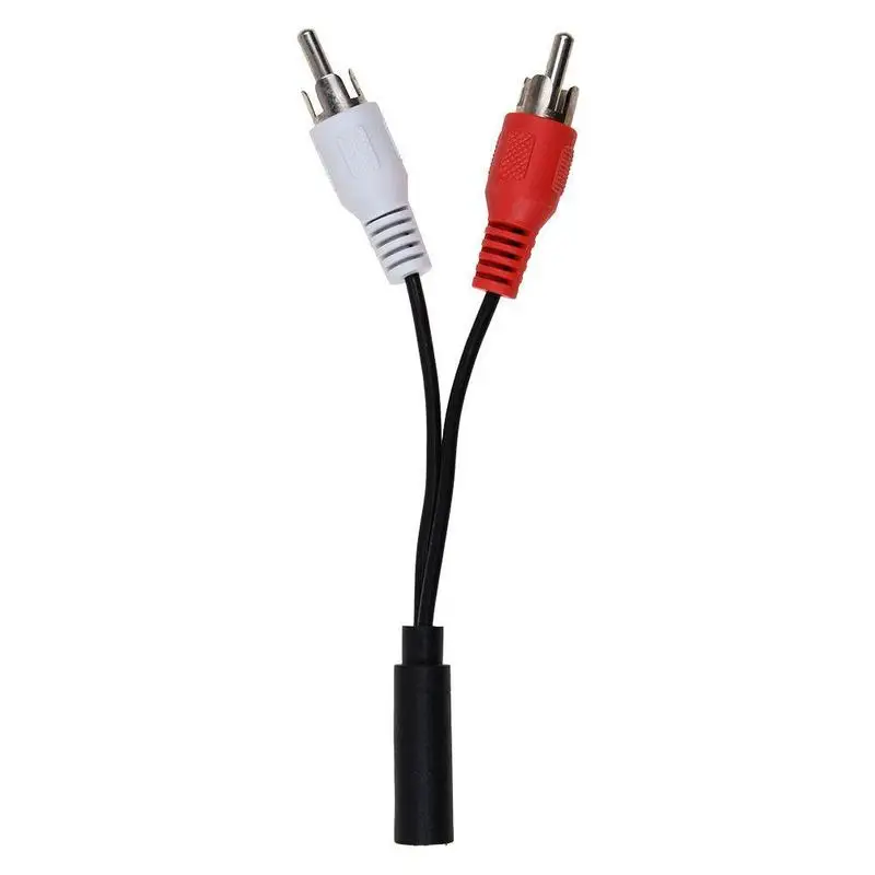 3.5mm Audio Jack Female Socket To 2 RCA Male Stereo Adapter Lead Cable Connector for PC Computer Laptop Speacker Mobile Phone
3.5mm Audio Jack Female Socket To 2 RCA Male Stereo Adapter Lead Cable Connector for PC Computer Laptop Speacker Mobile Phone