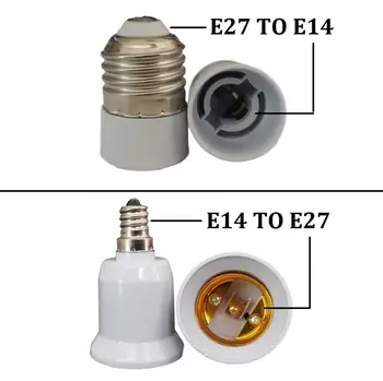 High Quality E27 to E14 Lamp Bulb Socket base Holder Converter e14 to e27 Light Adapter Conversion Fireproof home room Lighting
High Quality E27 to E14 Lamp Bulb Socket base Holder Converter e14 to e27 Light Adapter Conversion Fireproof home room Lighting