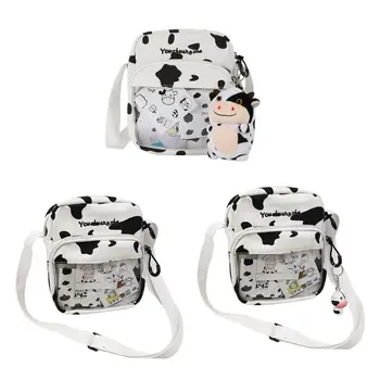 Women Girls Cartoon Cow Print Shoulder Crossbody Bag Lady Tote Satchel Purse Bag
Women Girls Cartoon Cow Print Shoulder Crossbody Bag Lady Tote Satchel Purse Bag