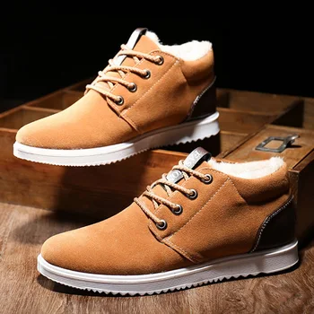 2020 New Winter Man Shoes Suede Men Ankle Boots Men Snow Boots Round Toe With Fur Keep Warm Men Footwear Lace-Up Casual Shoes
2020 New Winter Man Shoes Suede Men Ankle Boots Men Snow Boots Round Toe With Fur Keep Warm Men Footwear Lace-Up Casual Shoes
