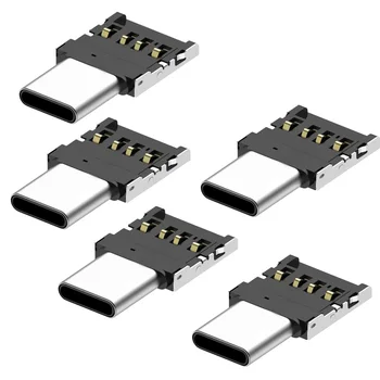 5pcs Ultra Mini Type-C USB-C to USB 2.0 OTG Adapter for Cell Phone Tablet & USB Cable & Flash Disk 
5pcs Ultra Mini Type-C USB-C to USB 2.0 OTG Adapter for Cell Phone Tablet & USB Cable & Flash Disk