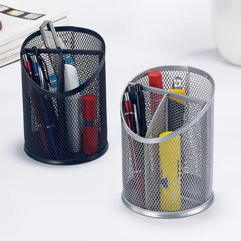 Pen Box Desktop Office Student Pen Iron Square Multi-Function Round Stationery Storage Grid Pen Holder
Pen Box Desktop Office Student Pen Iron Square Multi-Function Round Stationery Storage Grid Pen Holder