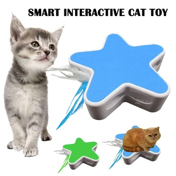 Smart Interactivity Cats Toy Star Feather Cats Box 360 Degree Rotation Electric Funny Stick Pet Toy -Drop
Smart Interactivity Cats Toy Star Feather Cats Box 360 Degree Rotation Electric Funny Stick Pet Toy -Drop