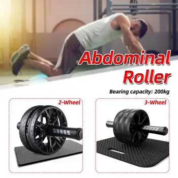 2/3-Wheeled Abdominal Roller Trainer No Noise Abdominal Wheel Ab Roller with Knee Pad For Arm Waist Leg Fitness Equipment
2/3-Wheeled Abdominal Roller Trainer No Noise Abdominal Wheel Ab Roller with Knee Pad For Arm Waist Leg Fitness Equipment