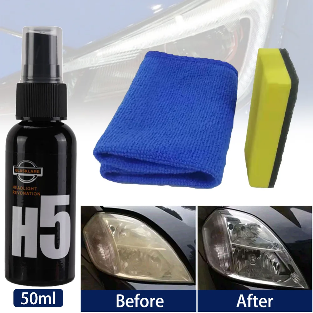 2020 50ML Car Headlight Repair Agent H5 Headlight Restoration Polish Oxidation Coating Headlight Polishing Anti-scratch Liquid
2020 50ML Car Headlight Repair Agent H5 Headlight Restoration Polish Oxidation Coating Headlight Polishing Anti-scratch Liquid