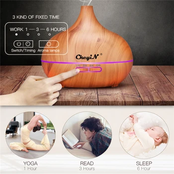500ml Humidifier Aroma Essential Oil Diffuser Ultrasonic Wood Grain Air Humidifier USB Mini Mist Maker 7 LED Light Car Home 47
500ml Humidifier Aroma Essential Oil Diffuser Ultrasonic Wood Grain Air Humidifier USB Mini Mist Maker 7 LED Light Car Home 47
