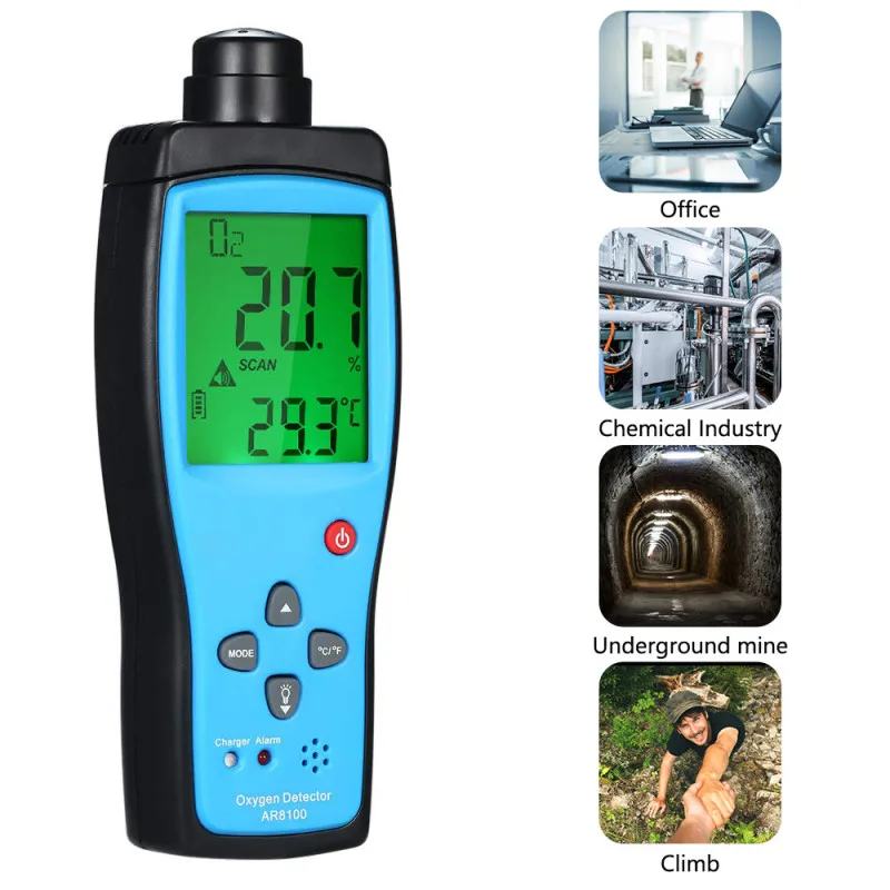 New LCD Digital Display Handheld Oxygen Detector Concentration Meter USB Charging Gas Concentration Tester Monitor for Industry
New LCD Digital Display Handheld Oxygen Detector Concentration Meter USB Charging Gas Concentration Tester Monitor for Industry