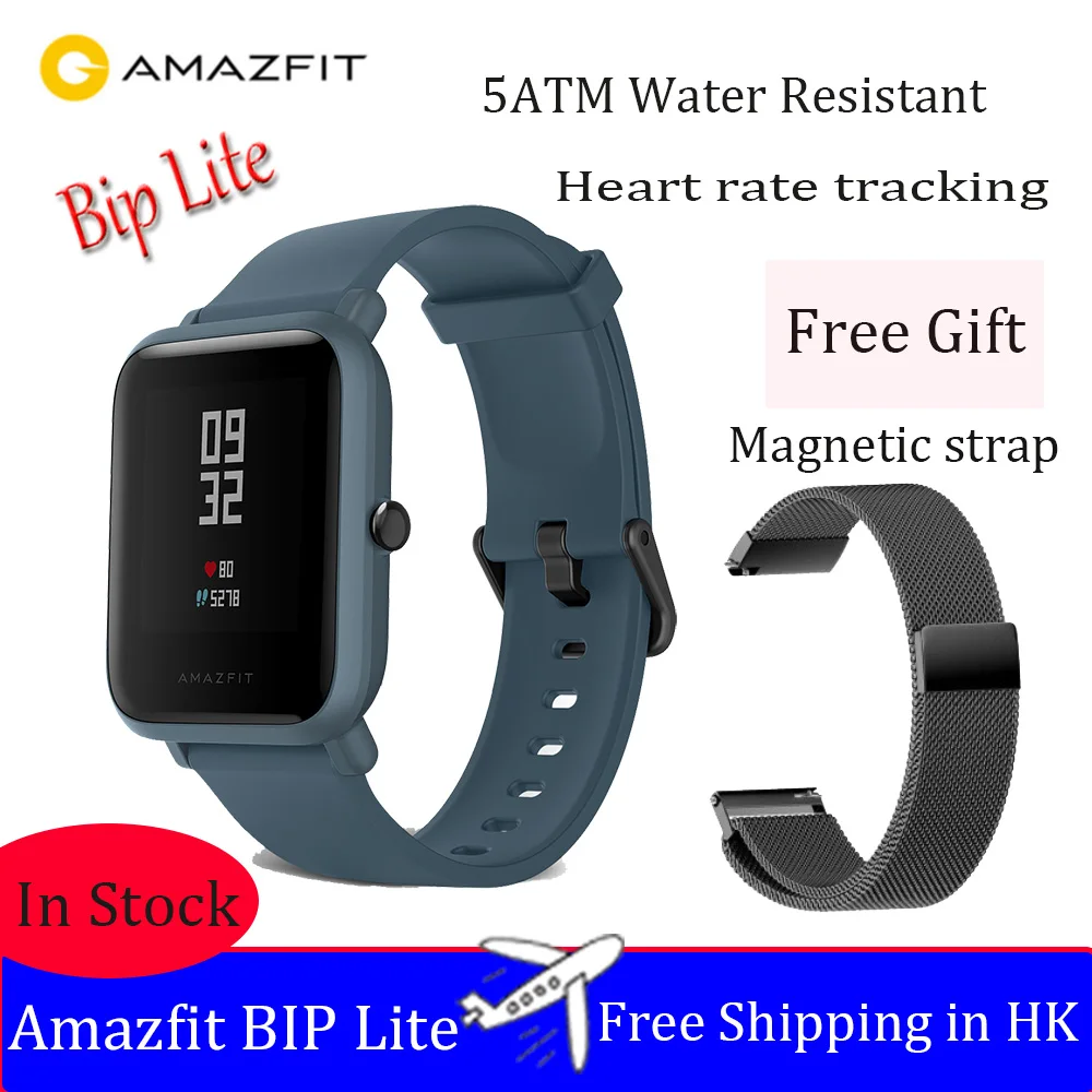 Amazfit Bip Lite Smart Watch 45-Day Battery Life 3ATM Water-resistance Activity Healthy Tracking Apps Notification No GPS
Amazfit Bip Lite Smart Watch 45-Day Battery Life 3ATM Water-resistance Activity Healthy Tracking Apps Notification No GPS