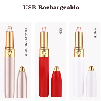 Good Gift Painless Mini Electric Eyebrow Trimmer Brows Pen Hair Remover Multifunction Lipstick Eye Brow Razor Epilator Safe
Good Gift Painless Mini Electric Eyebrow Trimmer Brows Pen Hair Remover Multifunction Lipstick Eye Brow Razor Epilator Safe