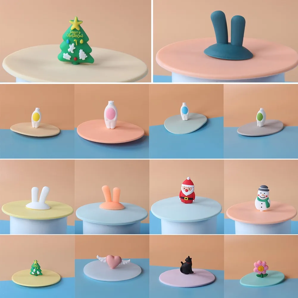 1pcs Cute Silicone Cup Lid Creative Glass Drink Cover Anti-Dust Coffee Mug Suction Seal Leakproof Ceramic Cup Cover Cartoon Lid
1pcs Cute Silicone Cup Lid Creative Glass Drink Cover Anti-Dust Coffee Mug Suction Seal Leakproof Ceramic Cup Cover Cartoon Lid