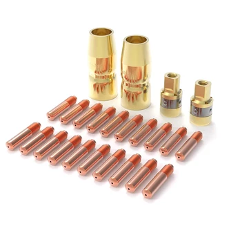 MIG Welding Accessory Kit 0.030 inch Tip-Nozzle-Diffusers for Miller Millermatic M-100/150 Hobart H-9/10 
MIG Welding Accessory Kit 0.030 inch Tip-Nozzle-Diffusers for Miller Millermatic M-100/150 Hobart H-9/10