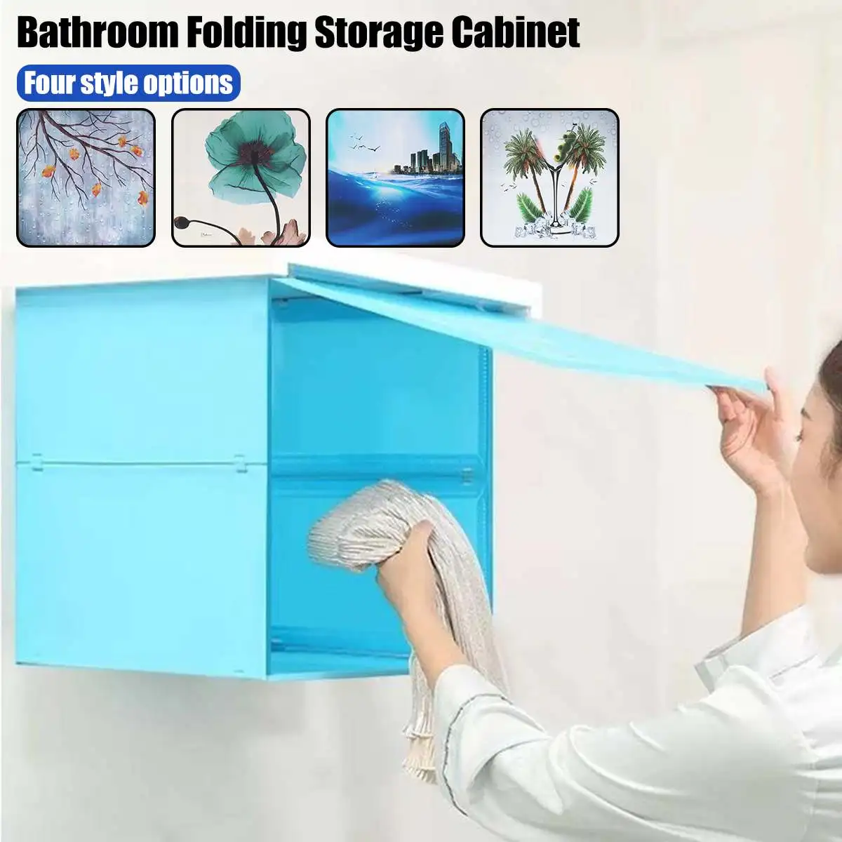 Bathroom Folding Storage Cabinet Bathroom Shower Clothes Storage Shelf Waterproof Mural Punch-free Organizer Rack Drop Shipping
Bathroom Folding Storage Cabinet Bathroom Shower Clothes Storage Shelf Waterproof Mural Punch-free Organizer Rack Drop Shipping