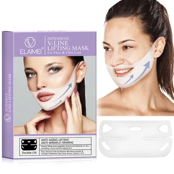 4D V Face Shape Double Lift Facial Mask Fine Chin Check Elevator Peel-off Shaper Slimming Bandage Firming Patch Skin Care
4D V Face Shape Double Lift Facial Mask Fine Chin Check Elevator Peel-off Shaper Slimming Bandage Firming Patch Skin Care