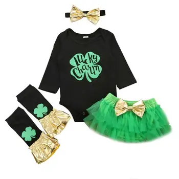 Pudcoco Newborn Infant Baby Girl St.Patrick's Day Long Sleeve Bodysuit Princess Party Tulle Tutu Dress Shorts Clothes Outfit
Pudcoco Newborn Infant Baby Girl St.Patrick's Day Long Sleeve Bodysuit Princess Party Tulle Tutu Dress Shorts Clothes Outfit