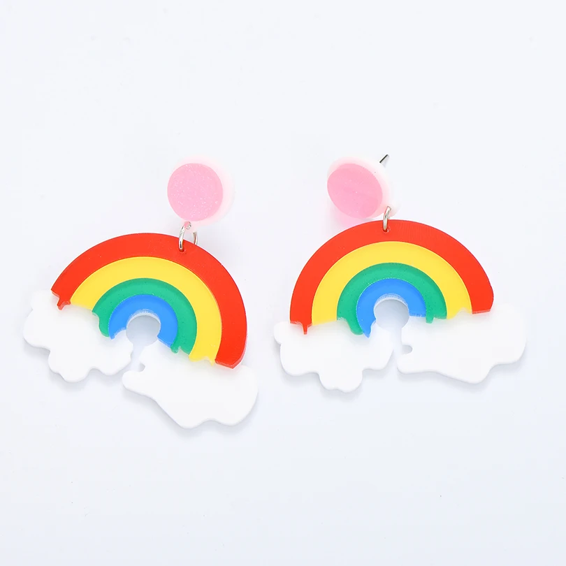Trendy Big Geometric Charm Rainbow Earring For Women Girls Bohemia Resin Drop Earrings Brincos Fashion Acrylic Jewelry
Trendy Big Geometric Charm Rainbow Earring For Women Girls Bohemia Resin Drop Earrings Brincos Fashion Acrylic Jewelry