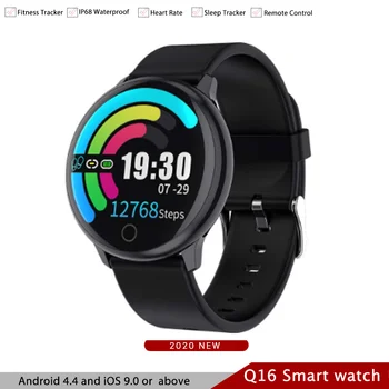 Nashone New Q16 Smartwatch For Man Women IP67 Sport Pedometer Tracker Blutooth Smart Watch for Iso Android Samsung Huawei Phone
Nashone New Q16 Smartwatch For Man Women IP67 Sport Pedometer Tracker Blutooth Smart Watch for Iso Android Samsung Huawei Phone