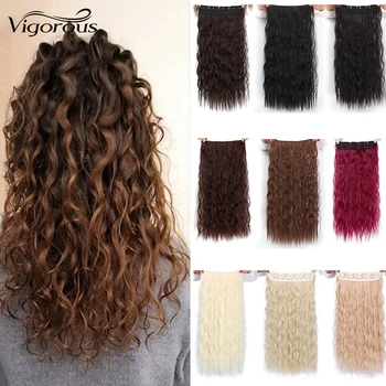 Vigorous Long Synthetic Ponytail Hair Clips Extension Water Wave Nine Colour Wine Red Ombre Brown Wig
Vigorous Long Synthetic Ponytail Hair Clips Extension Water Wave Nine Colour Wine Red Ombre Brown Wig