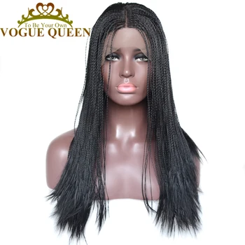 Vogue Queen Natural Black Micro Millon Twist Synthetic Lace Front Wig High Temperature Fiber Daily Wearing For Women
Vogue Queen Natural Black Micro Millon Twist Synthetic Lace Front Wig High Temperature Fiber Daily Wearing For Women