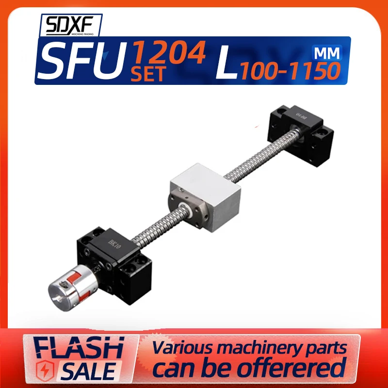 precision ball screw nut set SFU1204 150 200 300 350 500 600 800 1000 1050 1100+BKBF10/EKEF10/FKFF10/+DSG12H+XB20*25 coupling
precision ball screw nut set SFU1204 150 200 300 350 500 600 800 1000 1050 1100+BKBF10/EKEF10/FKFF10/+DSG12H+XB20*25 coupling
