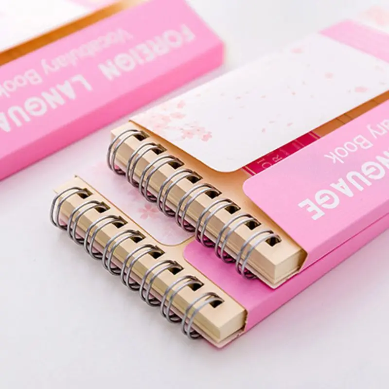 Cherry Blossoms English Word Coil Book Vocabulary Notebook Diary Notepad Hand Memo Book Stationery
Cherry Blossoms English Word Coil Book Vocabulary Notebook Diary Notepad Hand Memo Book Stationery