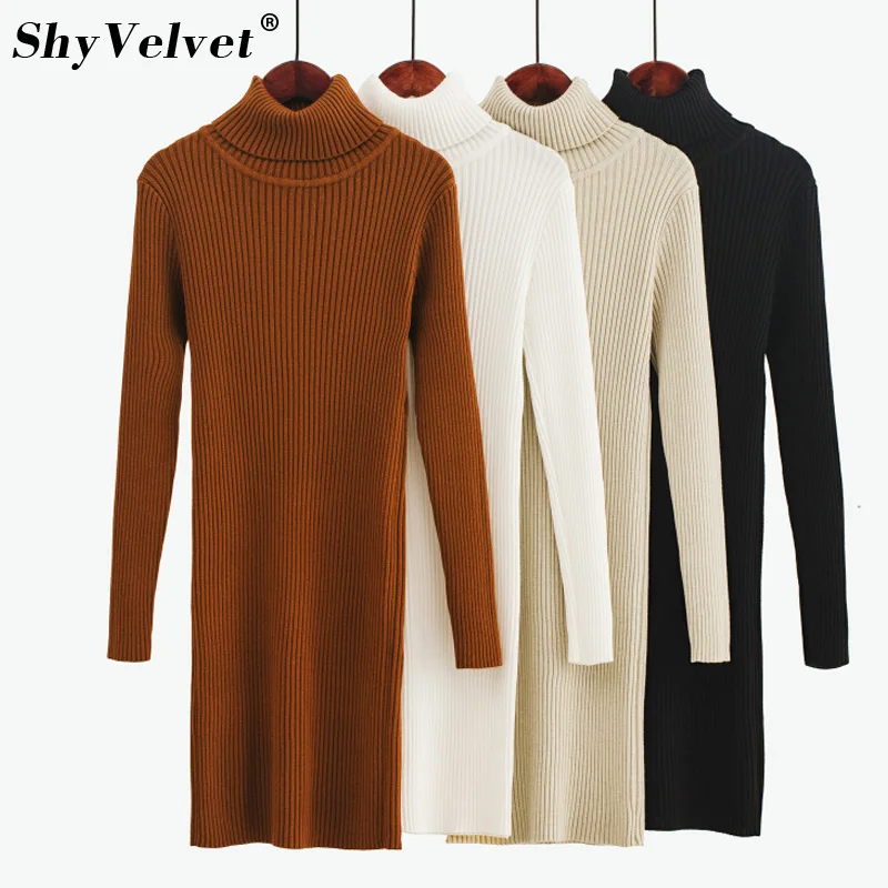 2019 Autumn Winter Sweater Dress Korean Style Turtleneck Warm Robe Pull Sexy Bodycon Dresses Knitted Sweaters Pullovers Caramel
2019 Autumn Winter Sweater Dress Korean Style Turtleneck Warm Robe Pull Sexy Bodycon Dresses Knitted Sweaters Pullovers Caramel