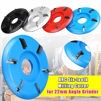 90mm Power Wood Carving Disc for 22mm Angle Grinder Tool Milling Cutter Tea Tray Blade Six-tooth Woodworking Turbo Disc Grinder
90mm Power Wood Carving Disc for 22mm Angle Grinder Tool Milling Cutter Tea Tray Blade Six-tooth Woodworking Turbo Disc Grinder