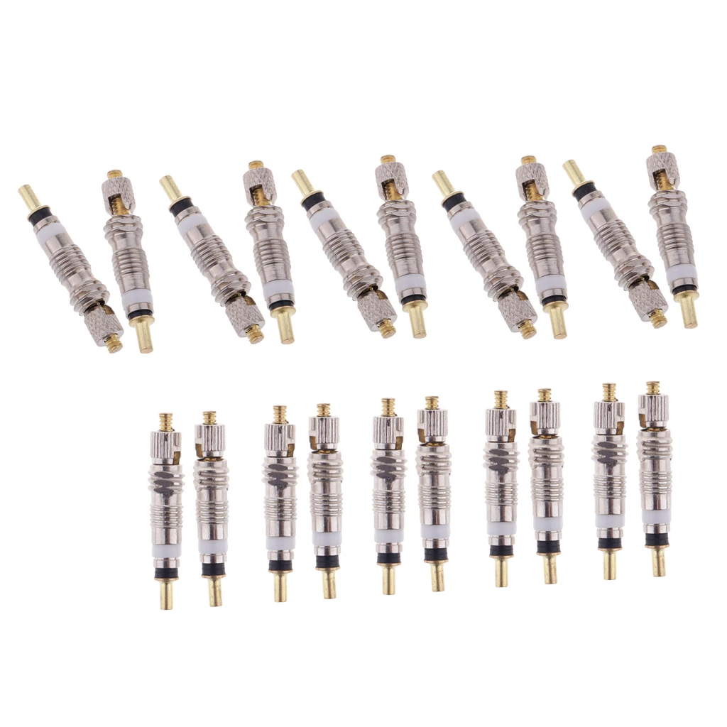 20-Counted Tubeless Presta Valve Core Repaired Tool Kits Cycling Components for Road Bikes and Mountain Bicycles 20-Counted Tubeless Presta Valve Core Repaired Tool Kits Cycling Components for Road Bikes and Mountain Bicycles