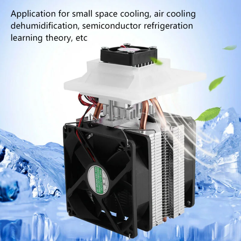 12V 72W Thermoelectric Peltier Refrigeration Cooling System Kit Cooler Fan Simple Operation And Strong Practicality
12V 72W Thermoelectric Peltier Refrigeration Cooling System Kit Cooler Fan Simple Operation And Strong Practicality