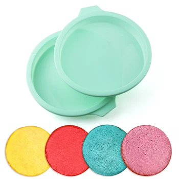 Silicone Layered Cake Round Shape Mold Kitchen Bakeware DIY Desserts Baking Mold Mousse Cake Moulds Baking Pan Tools 
Silicone Layered Cake Round Shape Mold Kitchen Bakeware DIY Desserts Baking Mold Mousse Cake Moulds Baking Pan Tools