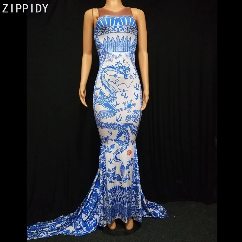 Бело-голубое платье с рисунком дракона, платье для вечеринки, выпускного вечера, дня рождения, эластичное длинное платье для танцев, 2020
Бело-голубое платье с рисунком дракона, платье для вечеринки, выпускного вечера, дня рождения, эластичное длинное платье для танцев, 2020