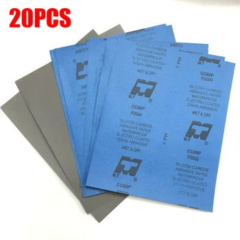 20pcs Sandpaper 9 x11" Wet/Dry Sandpaper Sheets 5000/7000/1200/2000 Grit High-quality Abrasive Paper
20pcs Sandpaper 9 x11" Wet/Dry Sandpaper Sheets 5000/7000/1200/2000 Grit High-quality Abrasive Paper