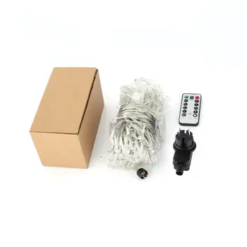 24V 300LEDs 3*3 meters LED Icicle Curtain String Lights Fairy Lights with Remote Control for Christmas Garden Party Decor
24V 300LEDs 3*3 meters LED Icicle Curtain String Lights Fairy Lights with Remote Control for Christmas Garden Party Decor