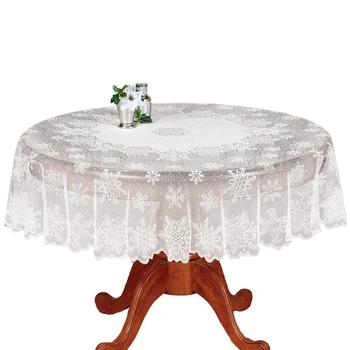 Christmas Table Cloth Snowflake Table Cover White Vintage Lace Tablecloth Home Party Xmas Decor White Round 70 Inches
Christmas Table Cloth Snowflake Table Cover White Vintage Lace Tablecloth Home Party Xmas Decor White Round 70 Inches