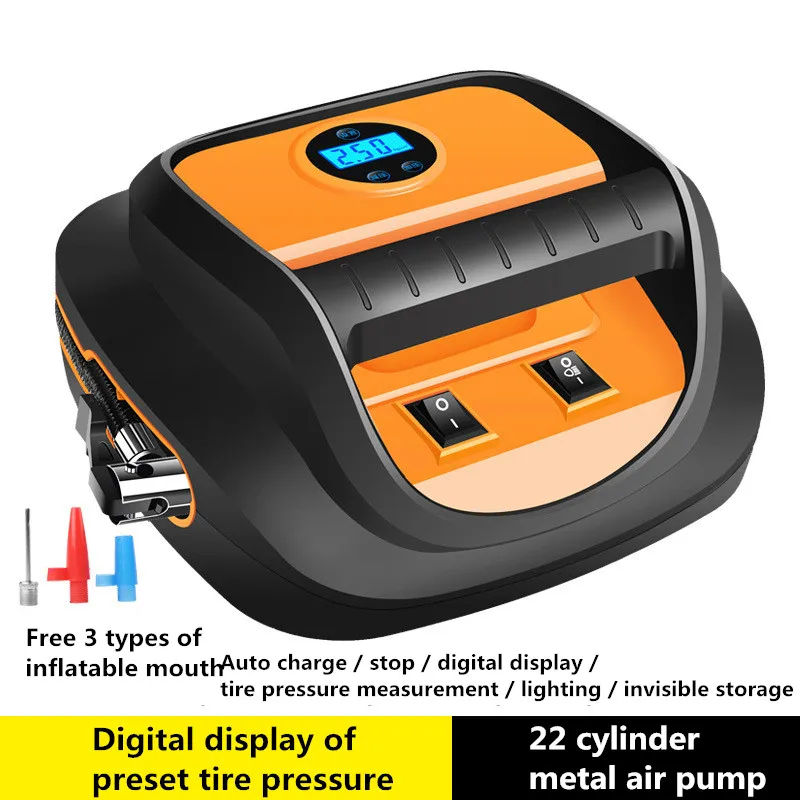 Portable Car Air Compressor Pump Digital&Pointer Display DC12V Digital Multifunctional Tire Inflator Air Pump Car Accessories
Portable Car Air Compressor Pump Digital&Pointer Display DC12V Digital Multifunctional Tire Inflator Air Pump Car Accessories
