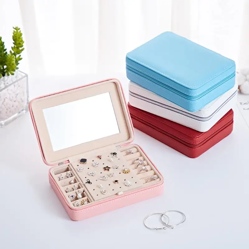 Jewelry Box Organizer Display Storage Leather Large Big Mirror Multi-function Necklace Earring Ring Box for Jewelry
Jewelry Box Organizer Display Storage Leather Large Big Mirror Multi-function Necklace Earring Ring Box for Jewelry