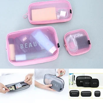 3pc/set Transparent Cosmetic Bag Clear Zipper Mesh Travel Make Up Case Women Makeup Organizer Toiletry Wash Bath Storage Pouch 
3pc/set Transparent Cosmetic Bag Clear Zipper Mesh Travel Make Up Case Women Makeup Organizer Toiletry Wash Bath Storage Pouch