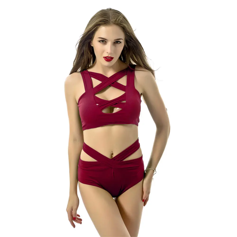 2020 Bandage Bikini Swimsuit Sexy High Waist Two Piece Set Hollow Bandage Swiming Wear Bikini Bathing Suit
2020 Bandage Bikini Swimsuit Sexy High Waist Two Piece Set Hollow Bandage Swiming Wear Bikini Bathing Suit