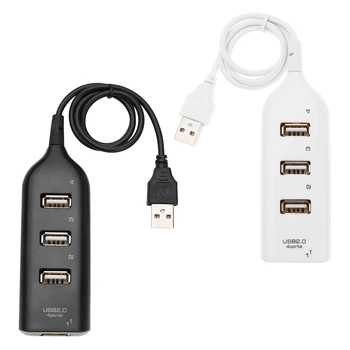 USB Hub 5Mbps High Speed Multiple USB 2.0 Power Cable Cord Expander 4 Port Adapter Splitter for PC Desktop Computer
USB Hub 5Mbps High Speed Multiple USB 2.0 Power Cable Cord Expander 4 Port Adapter Splitter for PC Desktop Computer