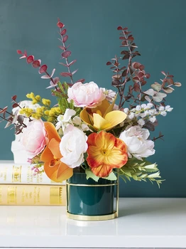 EUROPEAN IRON FRAME CERAMIC VASE+ARTIFICIAL FLOWERS DECORATION ART HOME LIVINGROOM COFFCE TABLE ROSE FLOWER POT FIGURINES CRAFTS
EUROPEAN IRON FRAME CERAMIC VASE+ARTIFICIAL FLOWERS DECORATION ART HOME LIVINGROOM COFFCE TABLE ROSE FLOWER POT FIGURINES CRAFTS