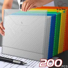 10-50pcs File Bag Transparent Twill A4 14c Documents Filing Storage Bag Student Organizer Information Pocket Folders Stationery
10-50pcs File Bag Transparent Twill A4 14c Documents Filing Storage Bag Student Organizer Information Pocket Folders Stationery
