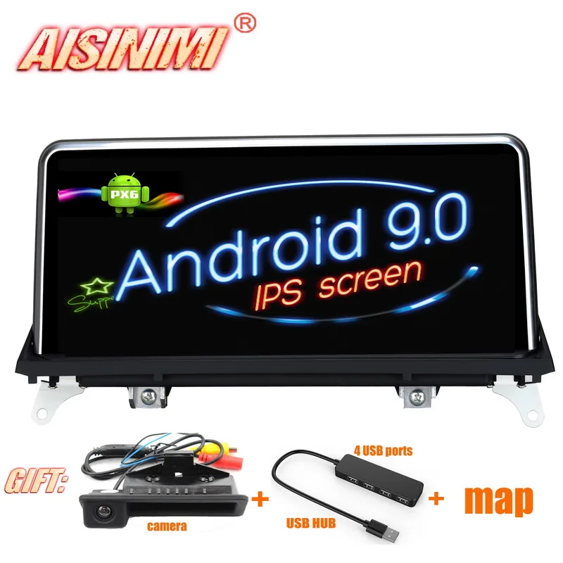 PX6 4G 32G Android 9.0 Car Dvd Navi Player FOR BMW X5 E70/X6 E71 2007-2010 Original CCC/CIC System audio gps stereo auto all in one
PX6 4G 32G Android 9.0 Car Dvd Navi Player FOR BMW X5 E70/X6 E71 2007-2010 Original CCC/CIC System audio gps stereo auto all in one