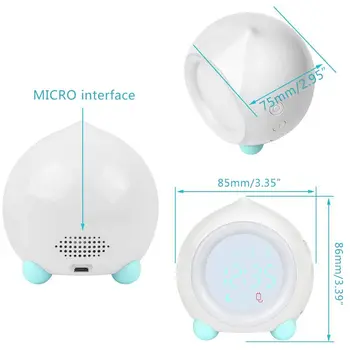 Children Digital Alarm Clock Sunrise Simulator with LED Night Light Lamp for Boy 77UD
Children Digital Alarm Clock Sunrise Simulator with LED Night Light Lamp for Boy 77UD
