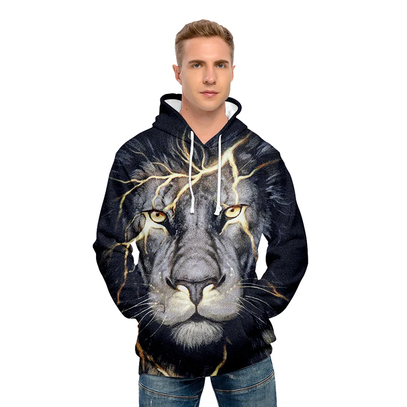 Animal Lightning Lion Fashion Hip Hop 3d Hoodies Pullover Men Women Hoodie Hoody Tops Long Sleeve Unisex Cool Hooded Sweatshirts
Animal Lightning Lion Fashion Hip Hop 3d Hoodies Pullover Men Women Hoodie Hoody Tops Long Sleeve Unisex Cool Hooded Sweatshirts