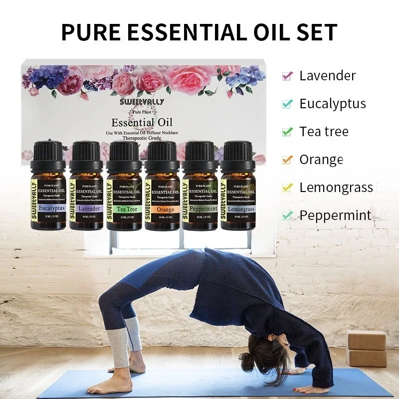 6pcs Premium Aromatherapy Fragrance Oil Therapeutic Grade Pure Plant Lavender Tea Tree Gifts for Humidifier Essential Oils Set
6pcs Premium Aromatherapy Fragrance Oil Therapeutic Grade Pure Plant Lavender Tea Tree Gifts for Humidifier Essential Oils Set