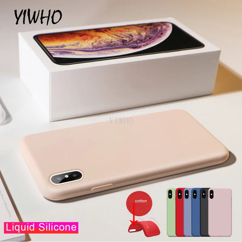 Liquid Silicone for Apple IPhone X XS Xmax Xs Max 6 S 8 7 Plus Case Covers Original Slim Iphone7 Iphone8 Iphonex I Phone Cases
Liquid Silicone for Apple IPhone X XS Xmax Xs Max 6 S 8 7 Plus Case Covers Original Slim Iphone7 Iphone8 Iphonex I Phone Cases