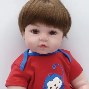 NPK 48CM Full Body Bebe Doll Rebirth Silicone Reborn For Girls Toys Newborn Bath Toys Birthday Baby Doll Bonecas Bebe Gift T0K4
NPK 48CM Full Body Bebe Doll Rebirth Silicone Reborn For Girls Toys Newborn Bath Toys Birthday Baby Doll Bonecas Bebe Gift T0K4